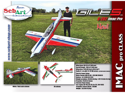 SebArt Giles 202 IMAC-Pro 98.4" 120cc - JR Scheme