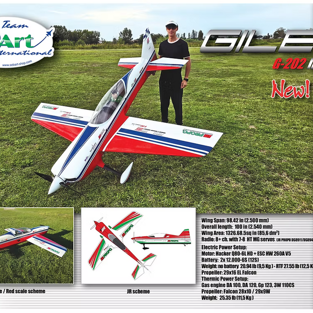 SebArt Giles 202 IMAC-Pro 98.4" 120cc - JR Scheme