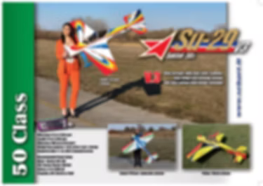 SebArt Sukhoi 29S 50E ARF 62" V3 - Orange