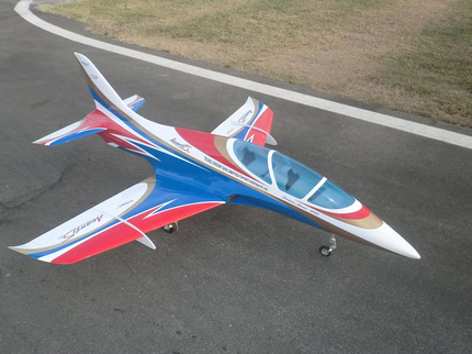 SebArt Avanti S W/Electric Retract ARF 2.3M - Blue/Red