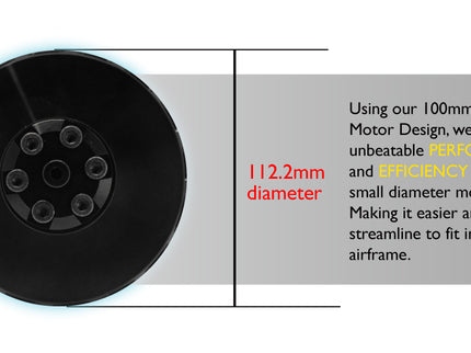 Scorpion A2-10020 Brushless Outrunner Motor | 12S | Up to 9500W | 120cc Equivalent | 135KV, 160KV & 175KV