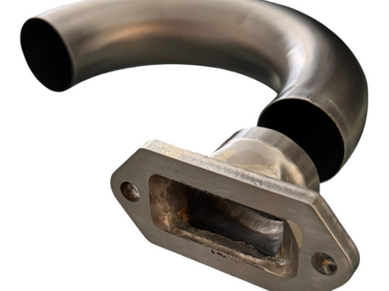 MTW 28mm Easy-to-Adjust Double Bend Header for DLE85 Engine | Solder-Ready Exhaust Header