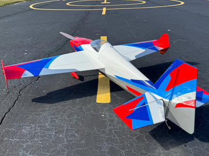 Extreme Flight - Laser 49", White/Blue/Red/Silver ARF Kit
