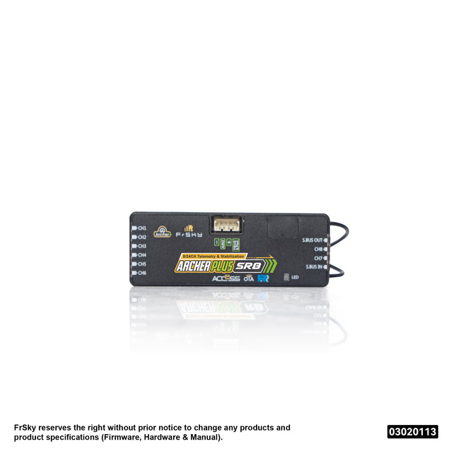 FrSky Archer Plus SR8 ACCESS Stabilised Receiver 8 Channel