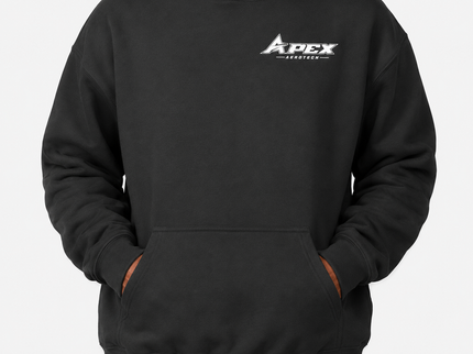 Apex Aerotech Charcoal DryBlend Hooded Sweatshirt with White Logo