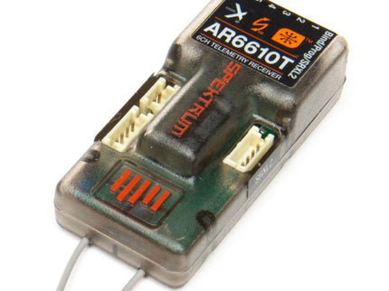 Spektrum AR6610T DSMX 6-Channel Telemetry Receiver with Smart Throttle
