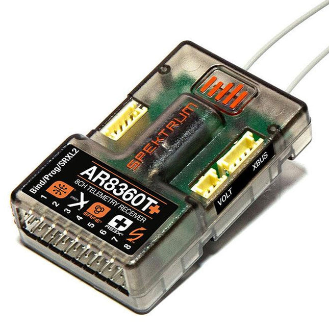 Spektrum AR8360T+ DSMX 8-Channel AS3X+ & SAFE Telemetry Receiver