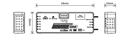 FrSky Archer Plus GR8 8-Channel Variometer Receiver