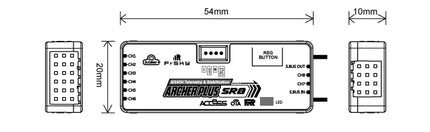 FrSky Archer Plus SR8 ACCESS Stabilised Receiver 8 Channel