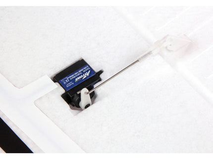 Close-up of SERVO on a white background