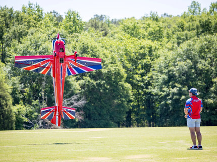 Apex Aerotech 116" Laser ARF - Red/Blue ("Retro")