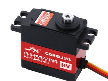 JX Servo CLS-HV2721MG 22KG HV Waterproof IP67 Coreless Digital Servo | 0.08s | 25T Metal Gear