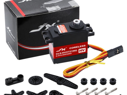 JX Servo CLS-HV2721MG 22KG HV Waterproof IP67 Coreless Digital Servo | 0.08s | 25T Metal Gear