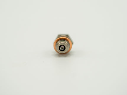 Metallic nozzle on a white background