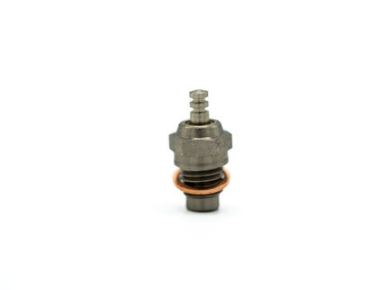 Metal valve or fitting on a white background