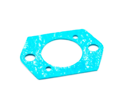 Blue gasket on a white background