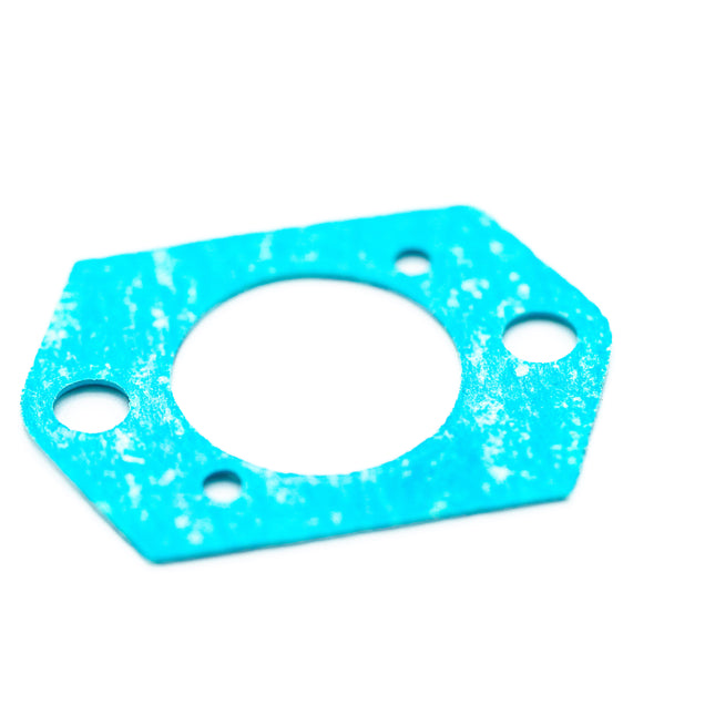 Blue gasket on a white background