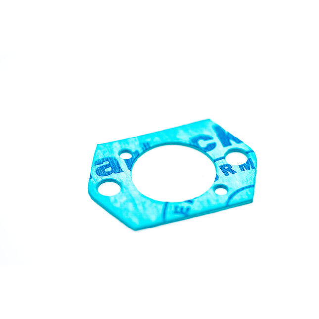 Blue gasket on a white background