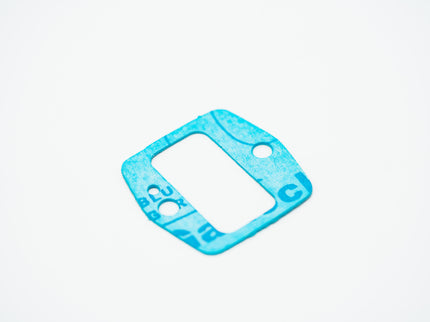 Blue gasket on a white background