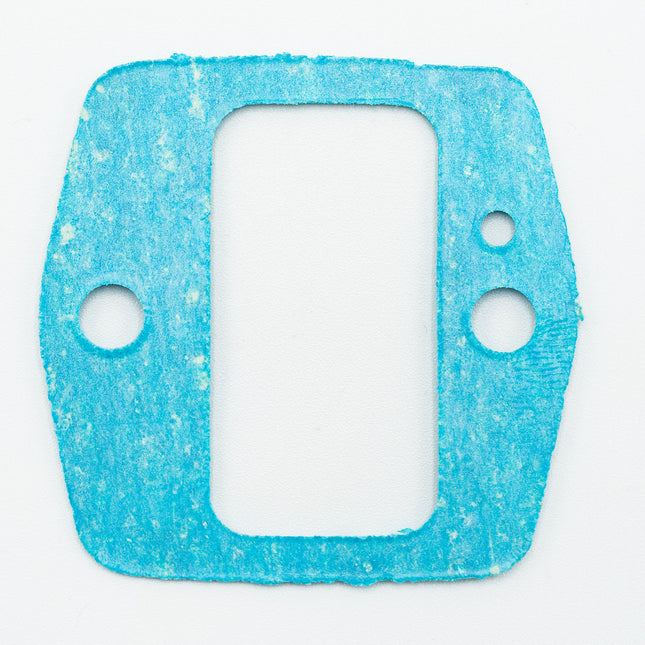 Blue gasket on a white background