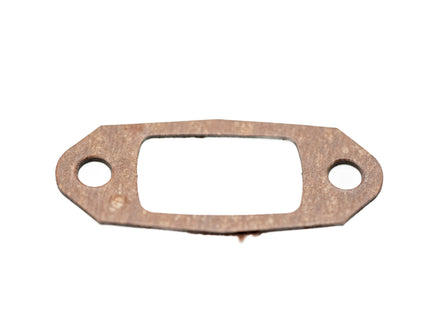 Metal gasket on a white background