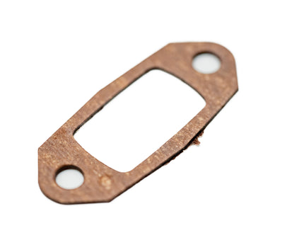 Metal gasket on a white background