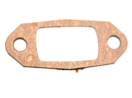 Copper gasket on a white background