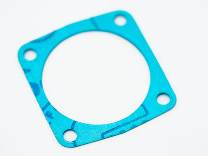Blue gasket on a white background