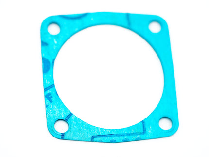 Blue gasket on a white background