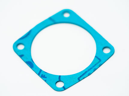 Blue gasket on a white background