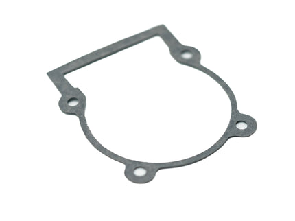 Metal gasket on a white background