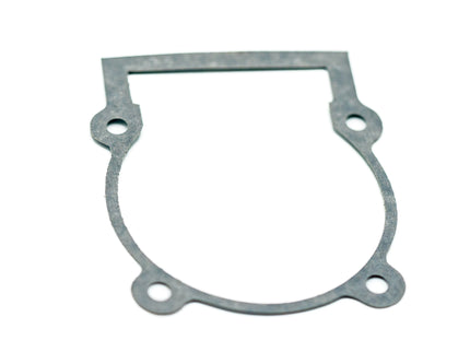 Metal gasket on a white background