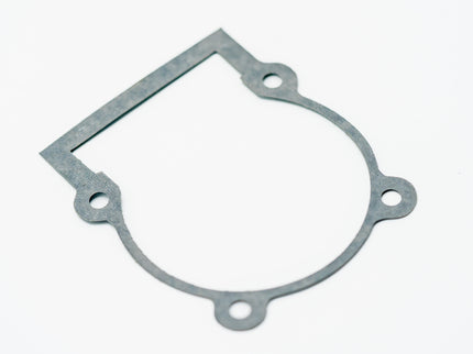 Metal gasket on a white background