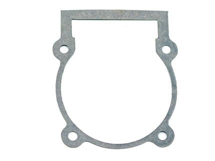 Metal gasket on a white background