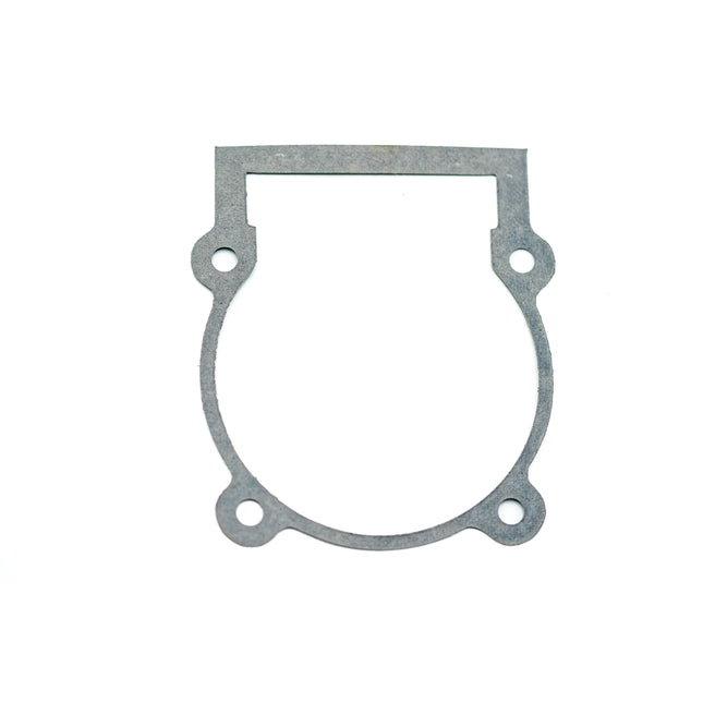 Metal gasket on a white background