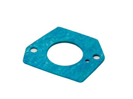 Blue gasket on a white background