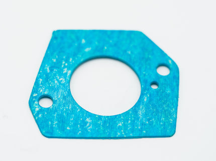 Blue gasket on a white background
