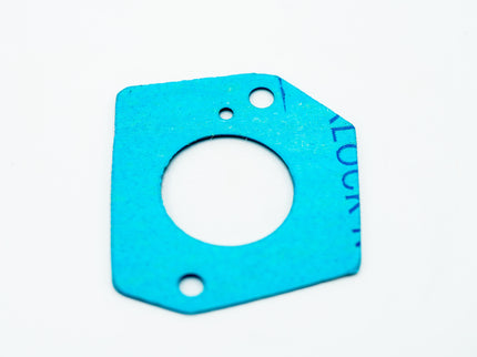 Blue gasket on a white background