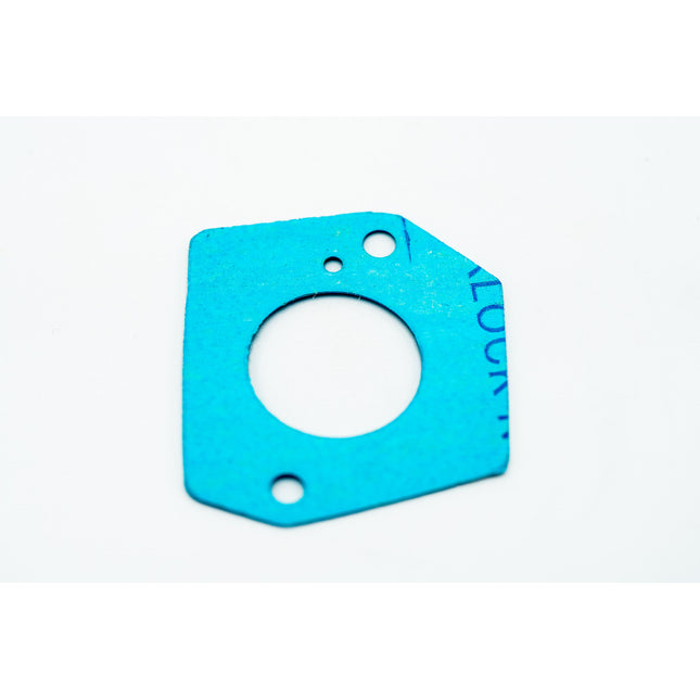 Blue gasket on a white background