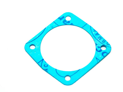 Blue gasket on a white background