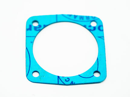 Blue gasket on a white background