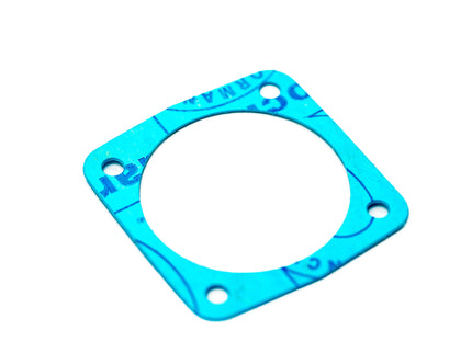 Blue gasket on a white background