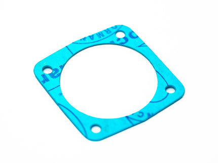 Blue gasket on a white background