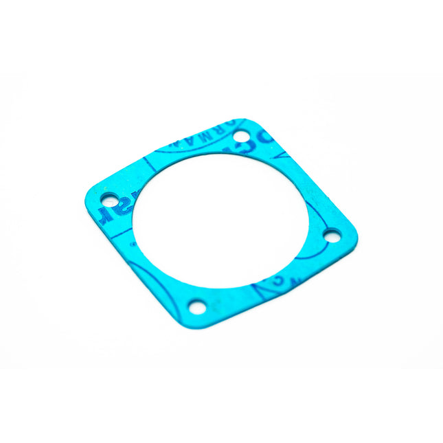 Blue gasket on a white background