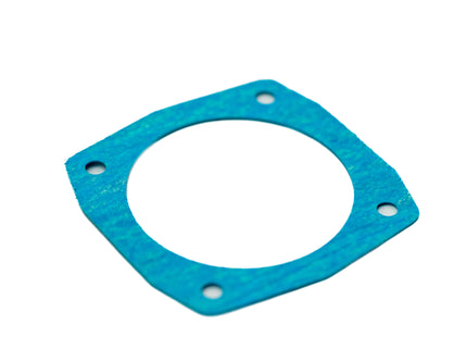 Blue gasket on a white background