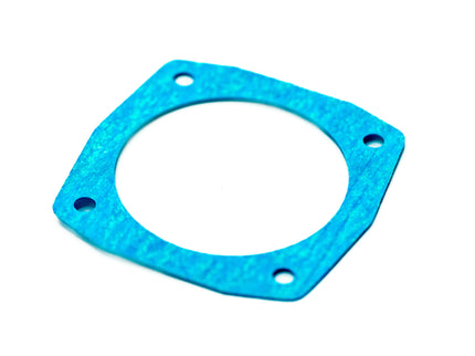 Blue gasket on a white background