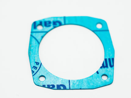 Blue gasket on a white background