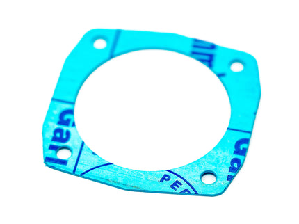 Blue gasket on a white background