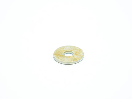 Metal bolt on a white background