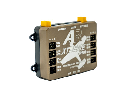 Electronic device with 'AR Xtreme Pro' branding on a white background